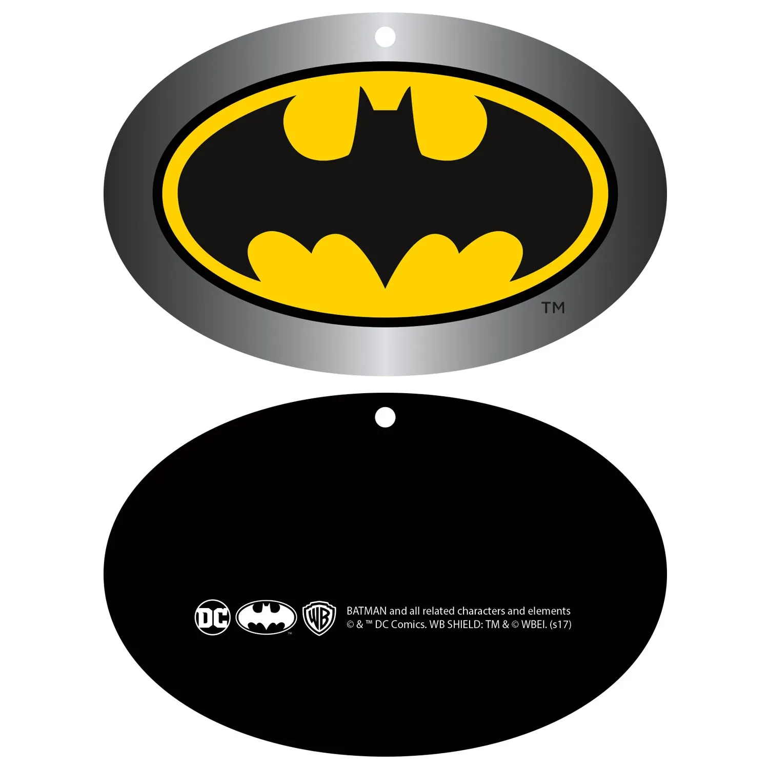 DC Comics Batman Logo Glass Official Men's T-Shirt (Black)