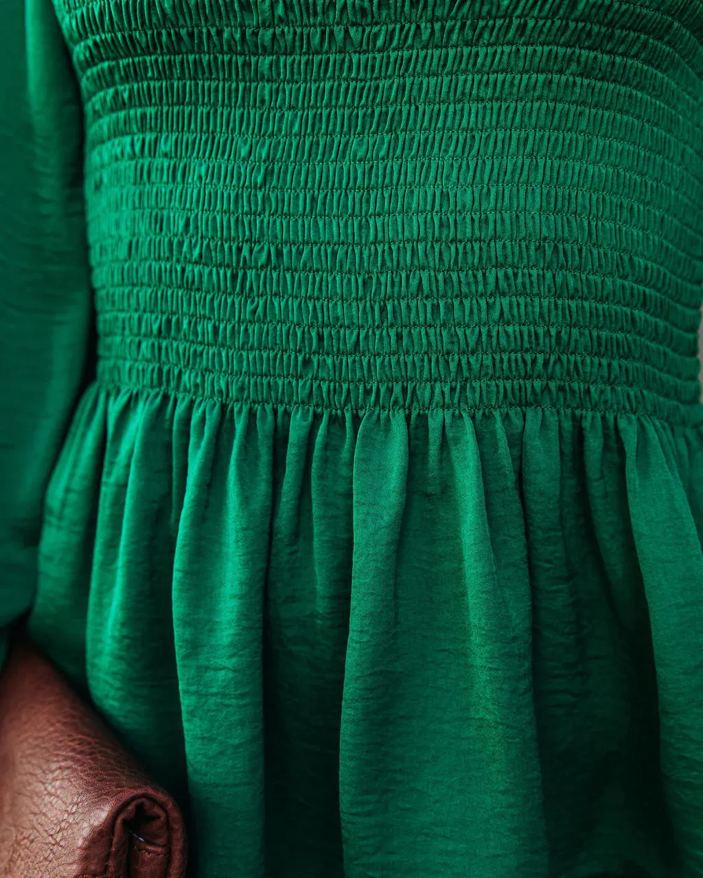 Down To Business Smocked Blouse