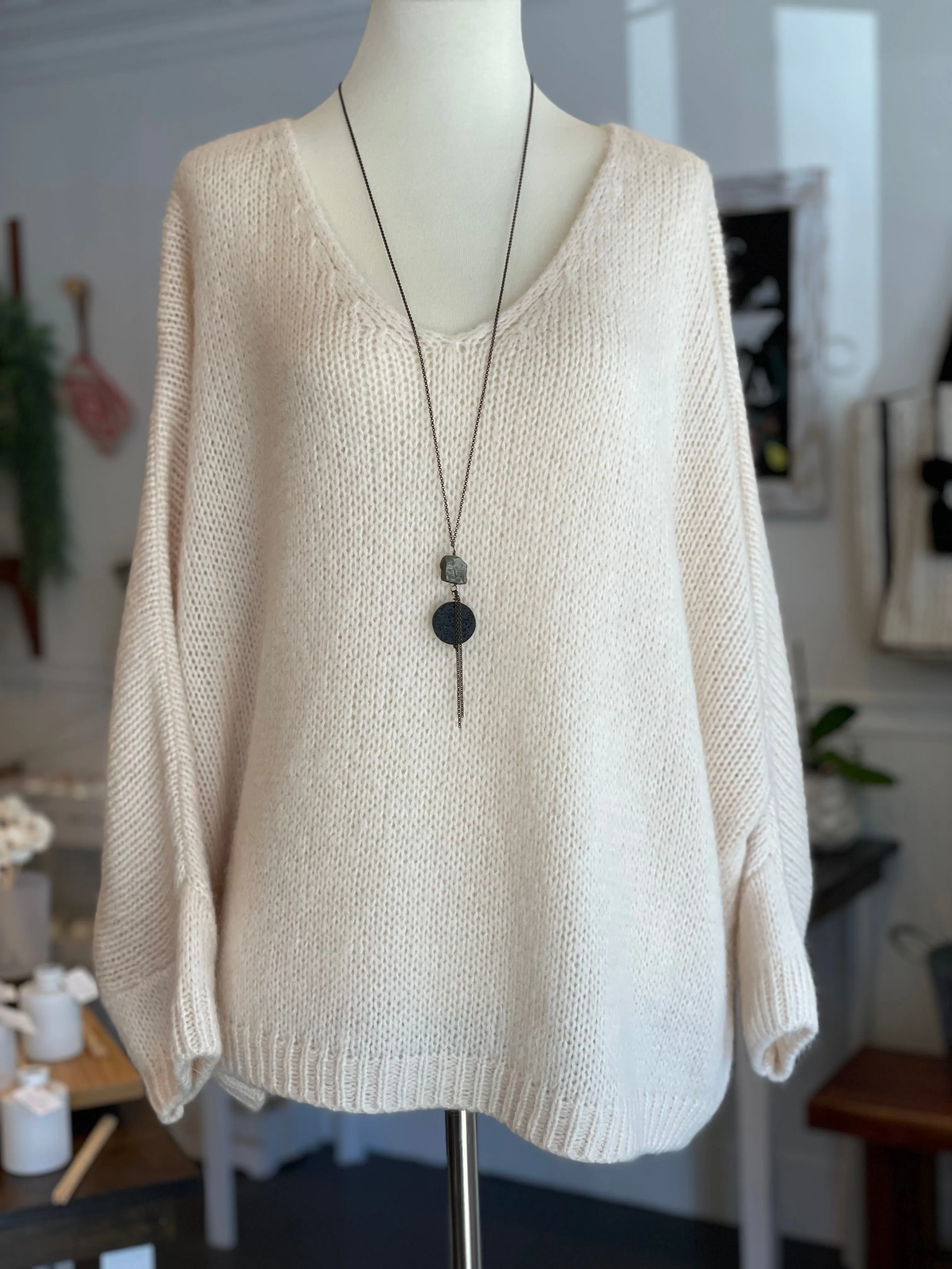 Ecru Sweater