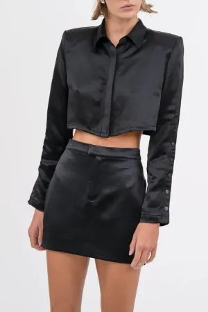 Eden Crop in Black