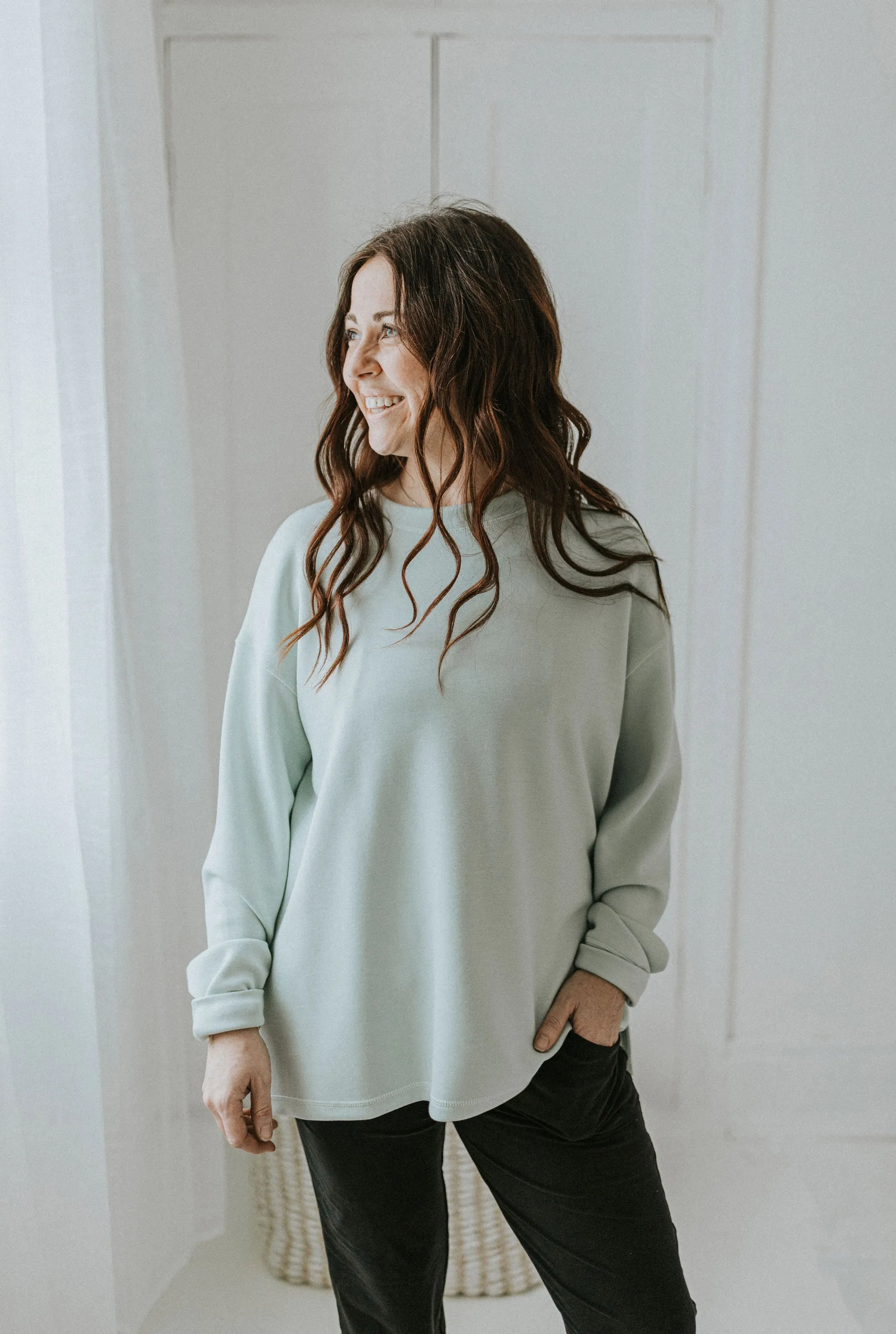 Elevated Oversized Crew Neck