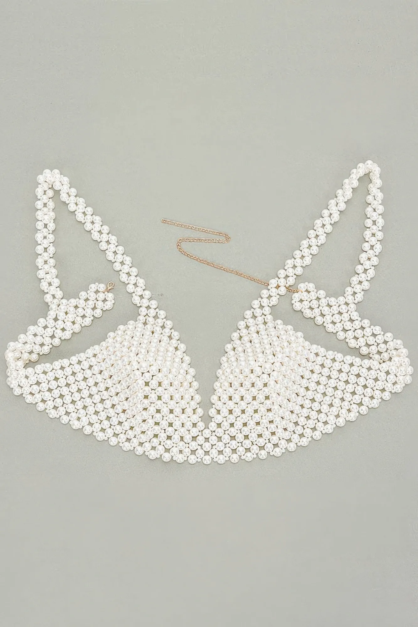 Faux Pearl Bra Top