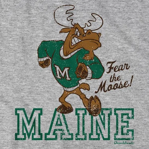 Fear The Moose Maine Mascot T-shirt