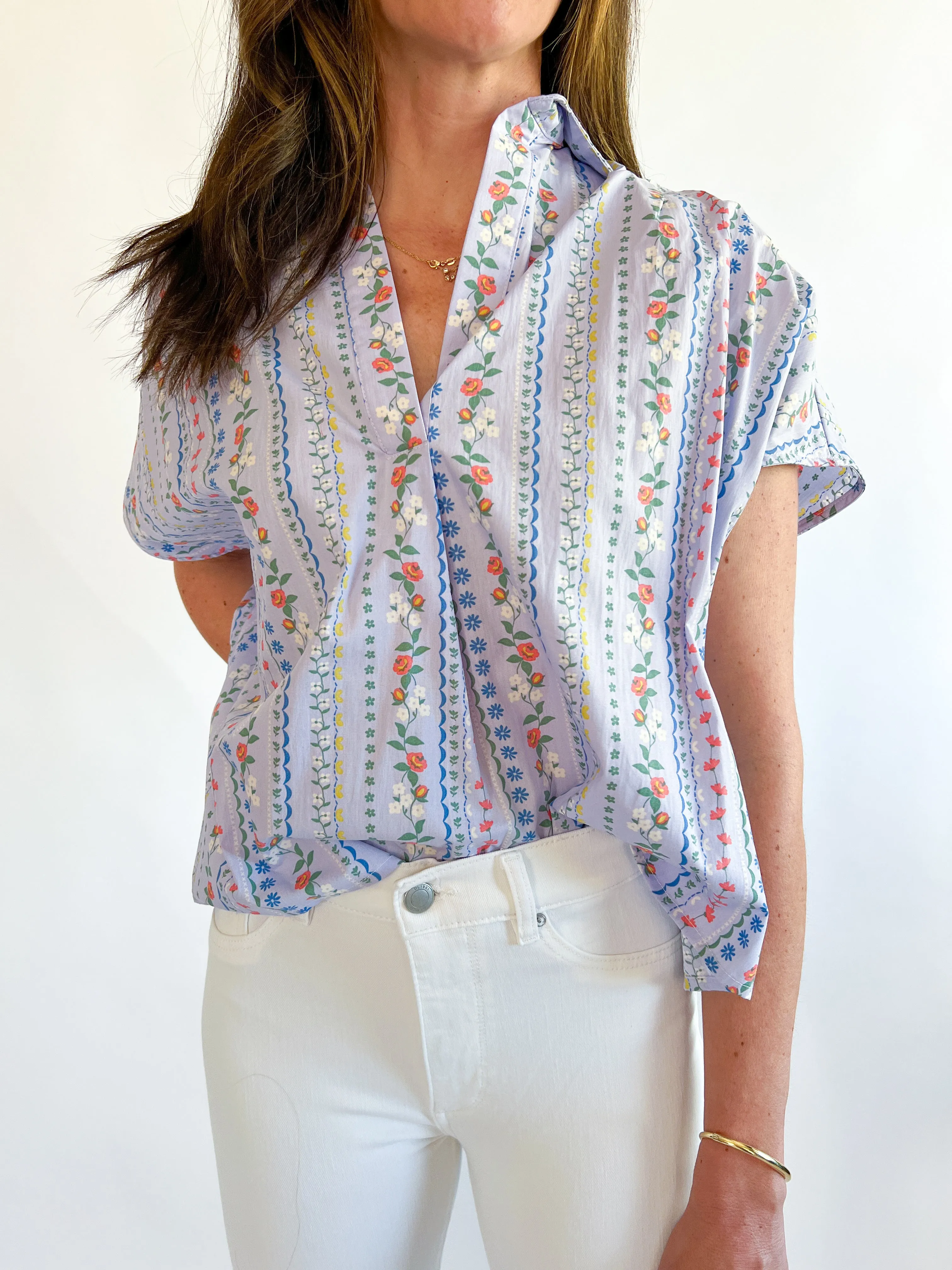 Floral French Vine Top