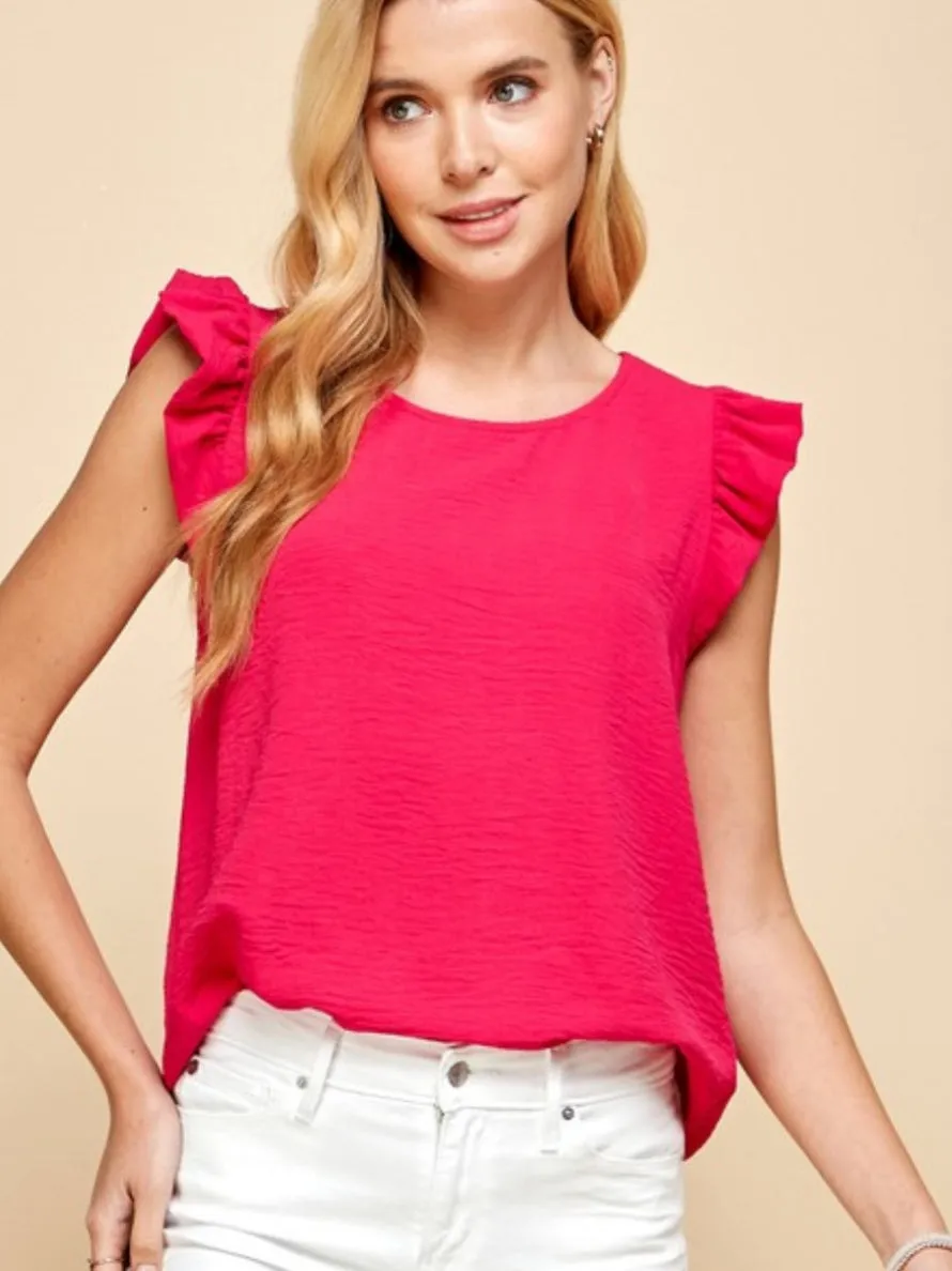 Fresh Start Top: Fuchsia