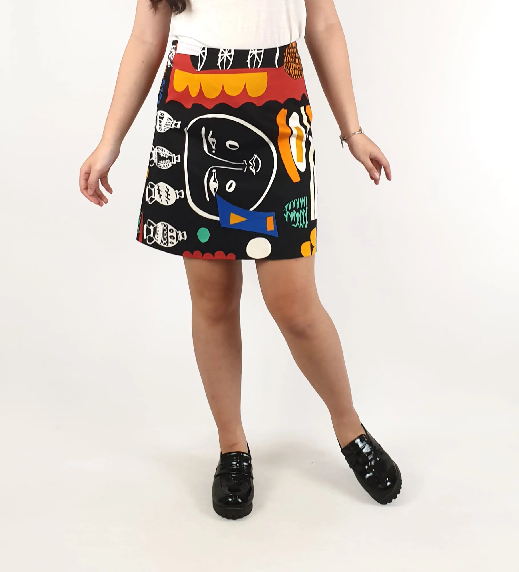 Gorman   Claire Johnson unique print skirt size 6