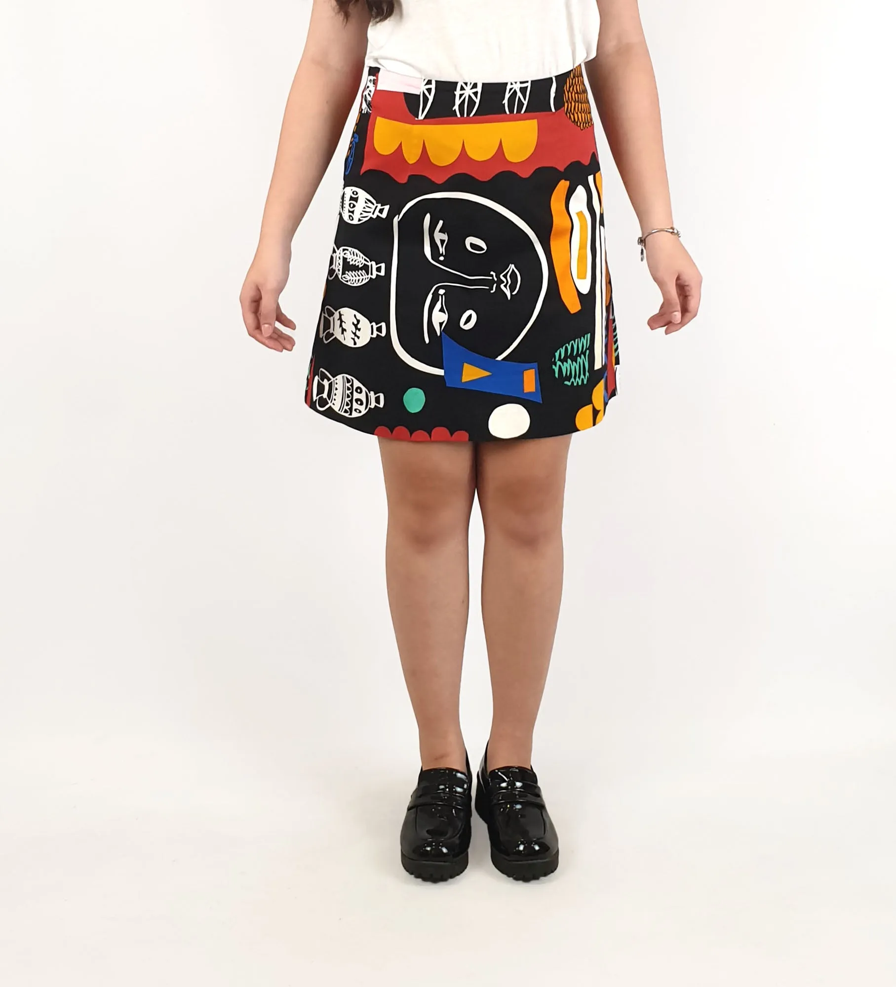 Gorman   Claire Johnson unique print skirt size 6