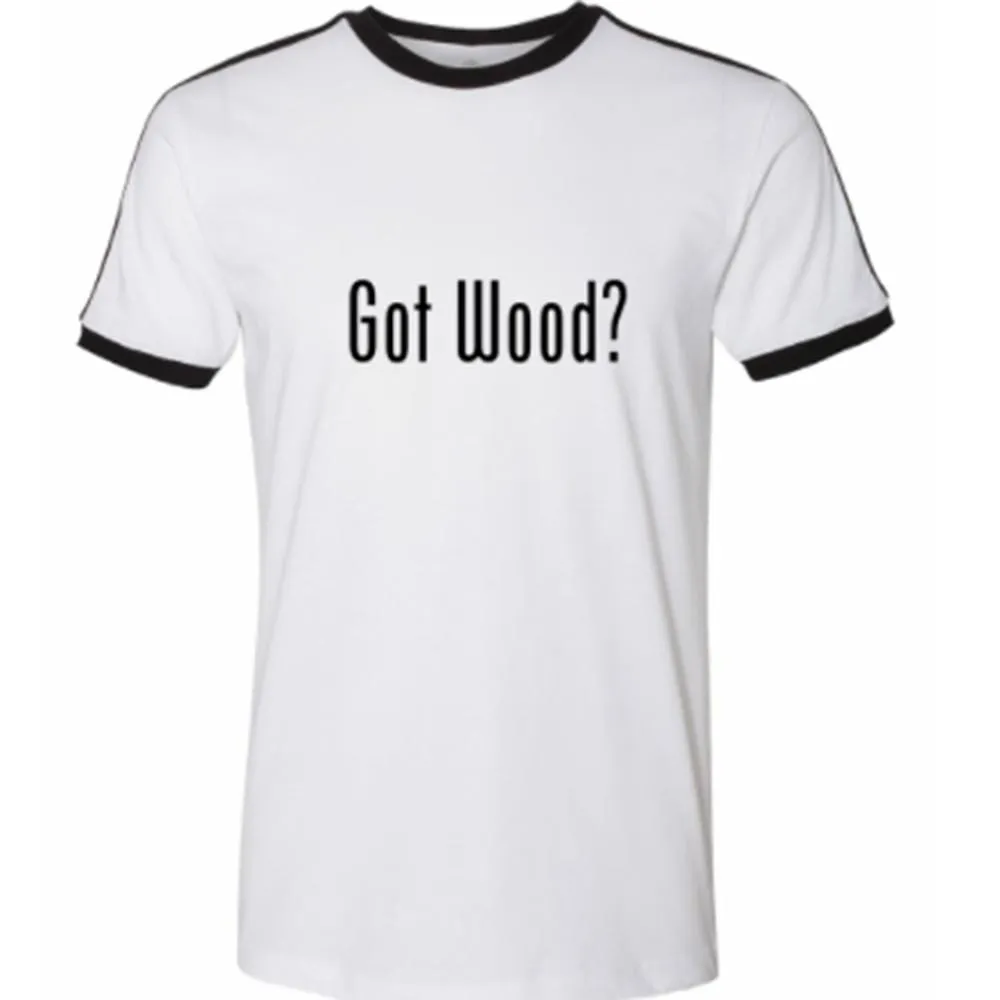 Got Wood? Soccer Tee in White