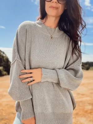 Grey Oversized Sweater