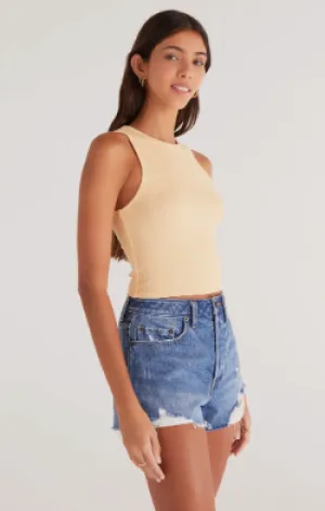 Hannah Cropped Rib Tank
