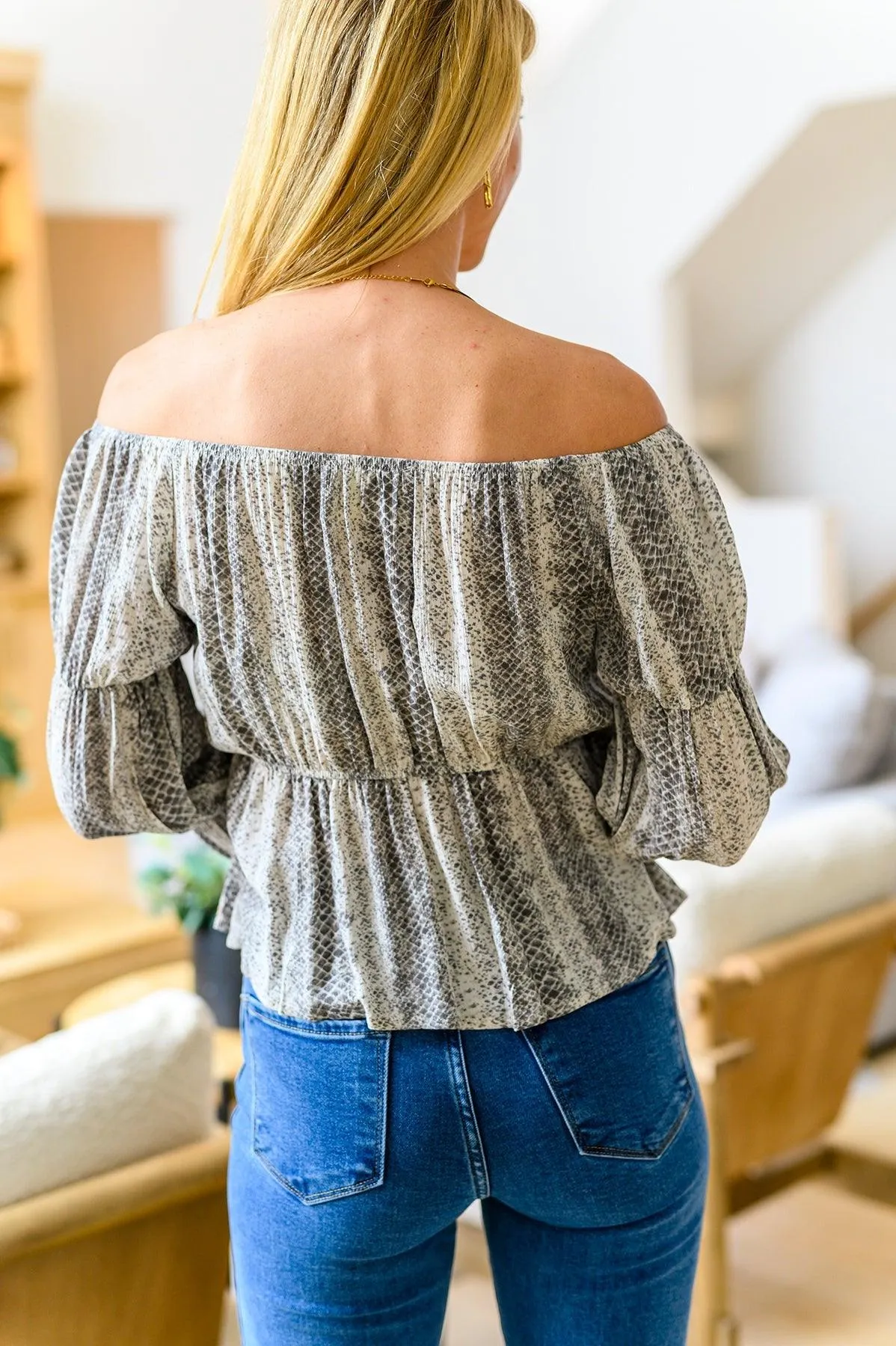 Hazel Blues® |  Don't Tempt Me Embroidered Blouse