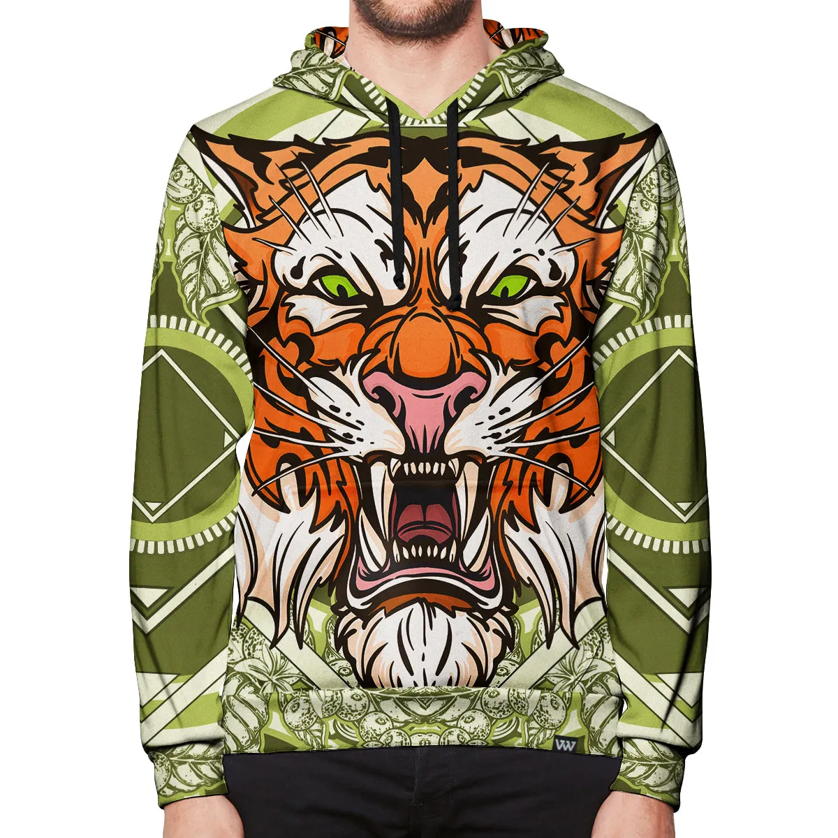 Heroic Tiger Pullover Hoodie