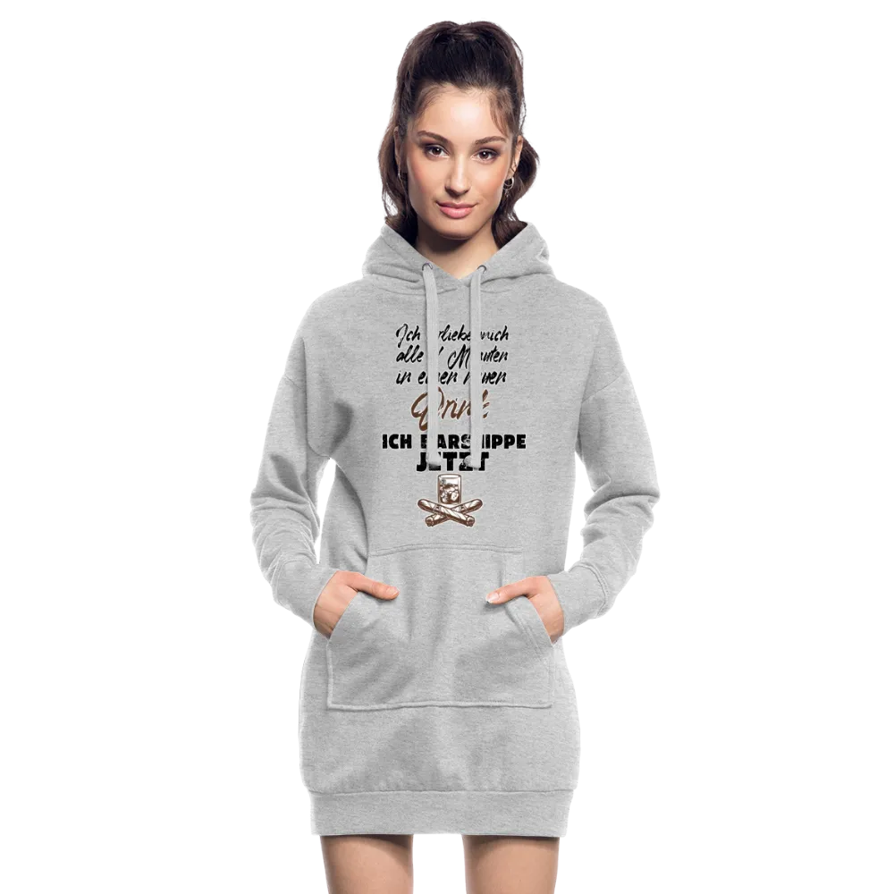 Ich verliebe mich alle 11 Minuten in einen neuen Drink - Hoodie-Kleid