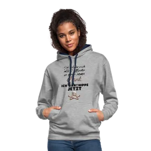 Ich verliebe mich alle 11 Minuten in einen neuen Drink - Kontrast-Hoodie