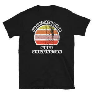 I'd Rather Be In West Chiltington T-Shirt | Vintage Sunset