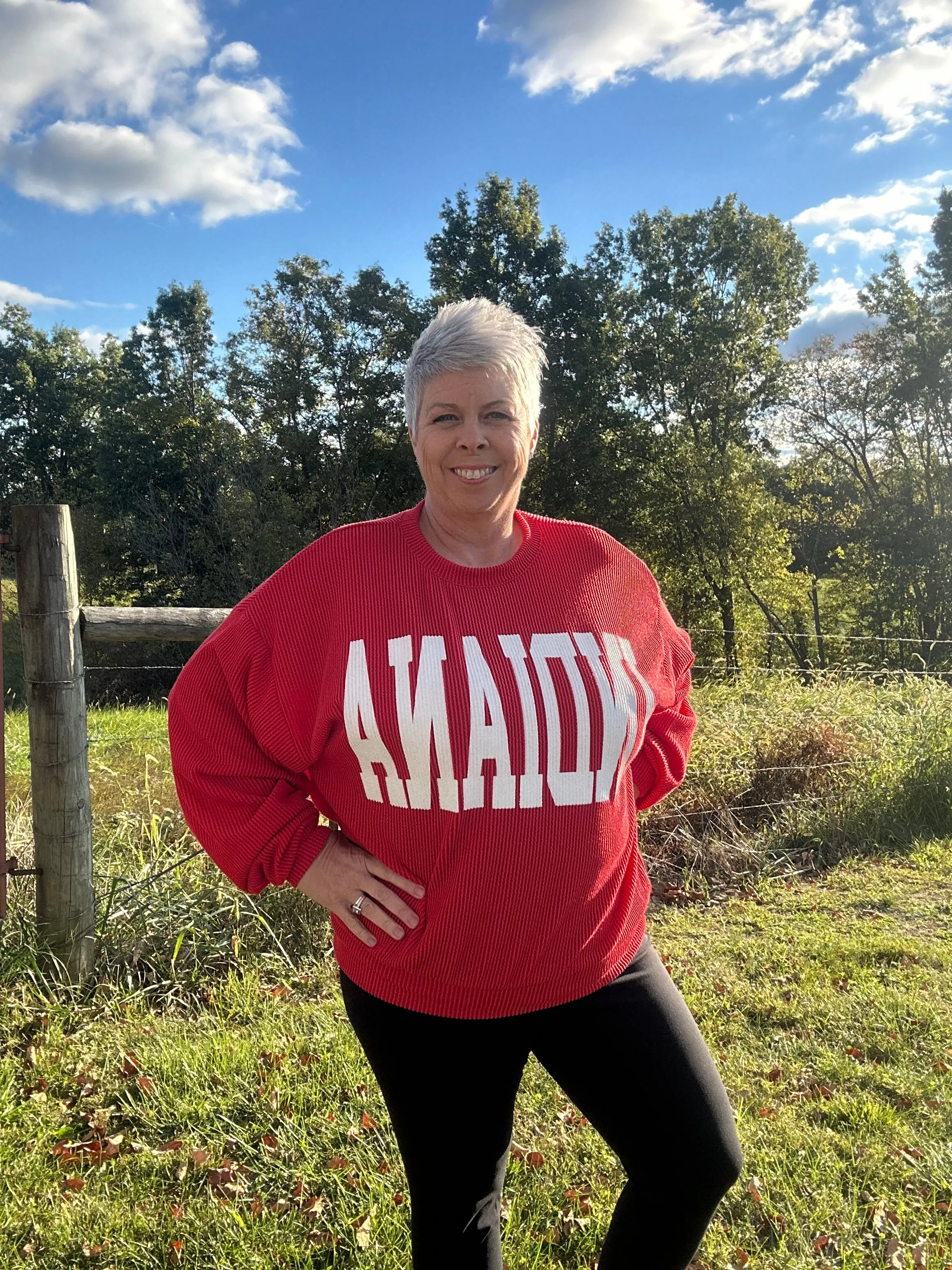 INDIANA OVERSIZED GAMEDAY CREWNECK