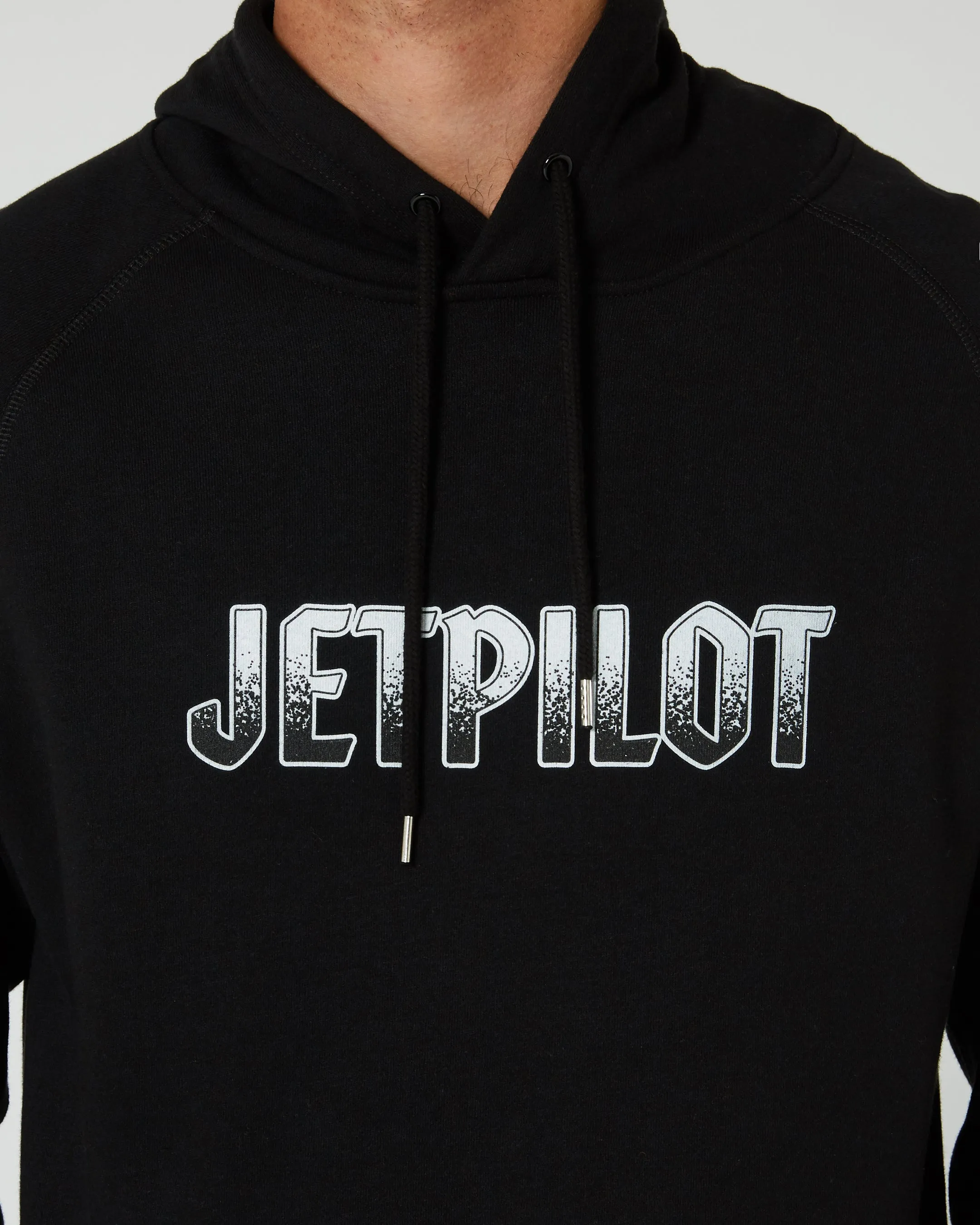 Jetpilot Shark Flash Mens Pullover Hoodie - Black