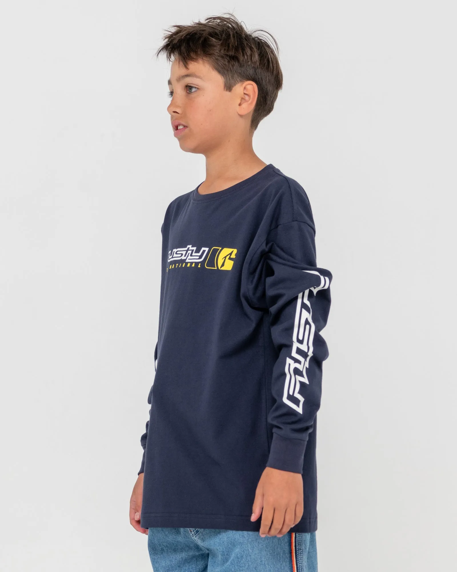 Jetsetter Long Sleeve Graphic Tee Boys