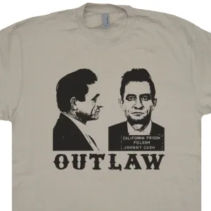 Johnny Cash Shirts Johnny Cash Mugshot T Shirt Outlaw Country Music TShirts Folsom Prison