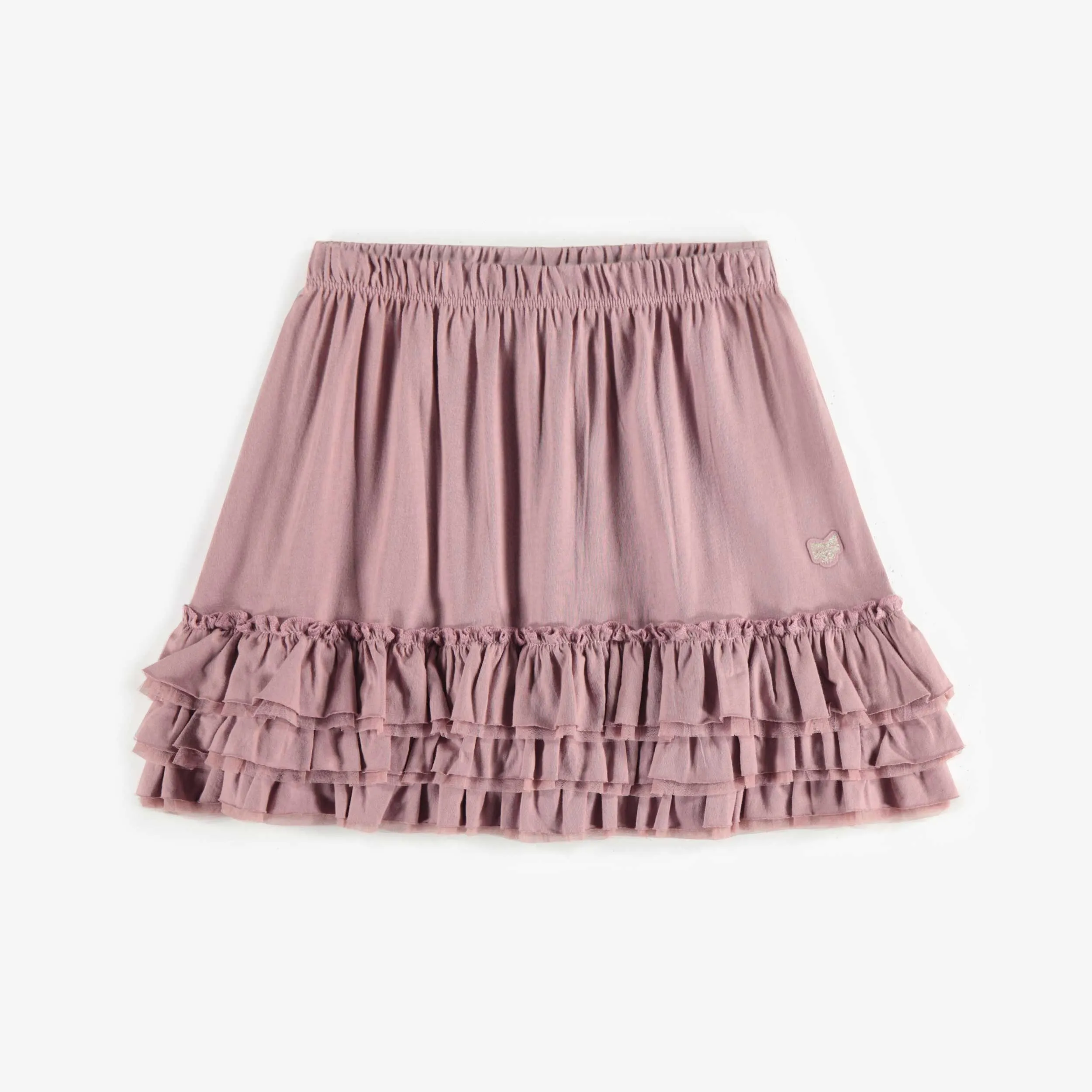 Jupe vieux rose en coton, enfant || Old pink skirt in cotton, child