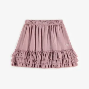 Jupe vieux rose en coton, enfant || Old pink skirt in cotton, child