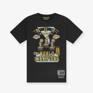 Los Angeles Lakers World Champion Tee - Faded Black