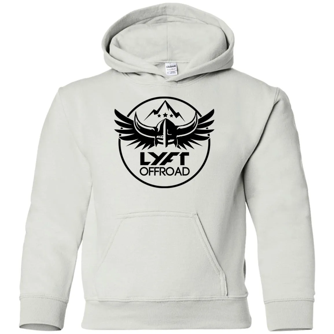 Lyft Off Road G185B Gildan Youth Pullover Hoodie