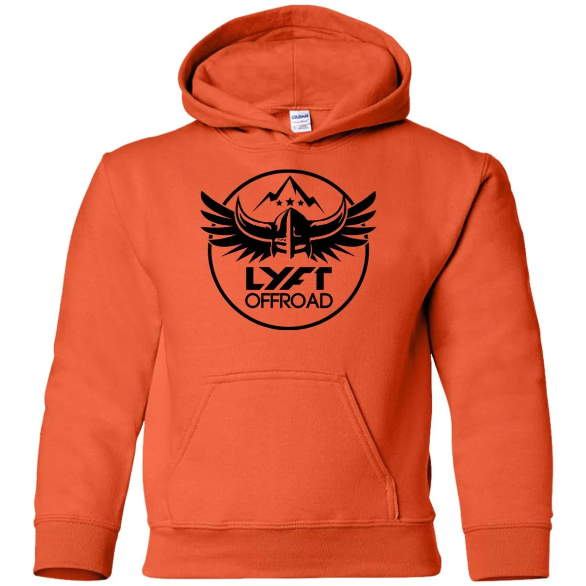 Lyft Off Road G185B Gildan Youth Pullover Hoodie