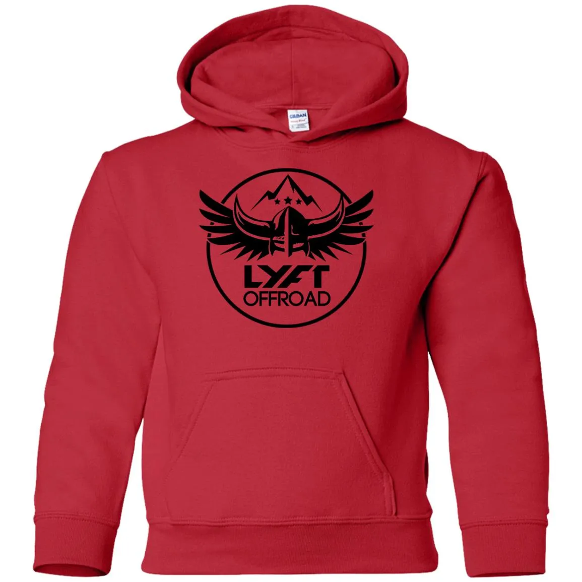 Lyft Off Road G185B Gildan Youth Pullover Hoodie