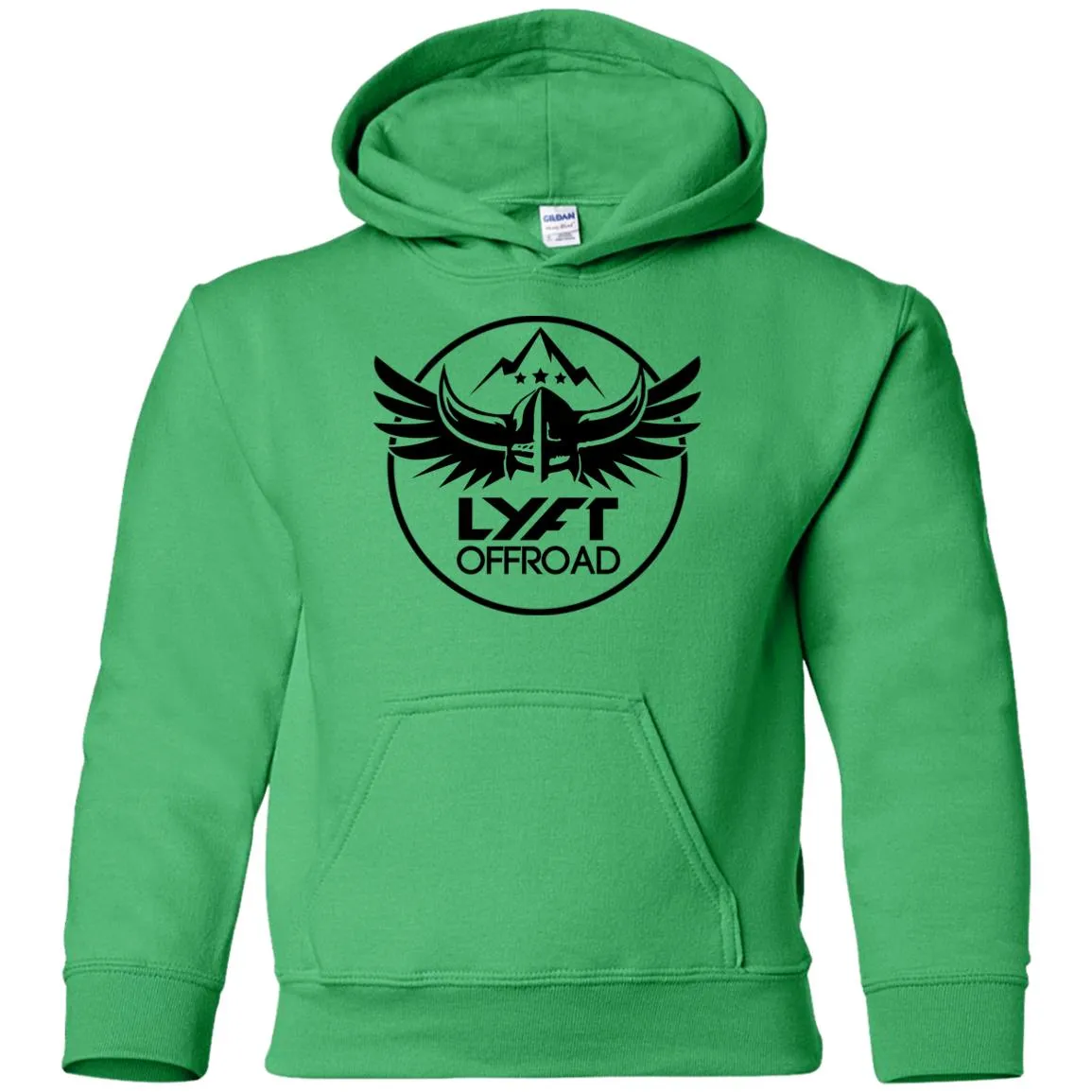 Lyft Off Road G185B Gildan Youth Pullover Hoodie