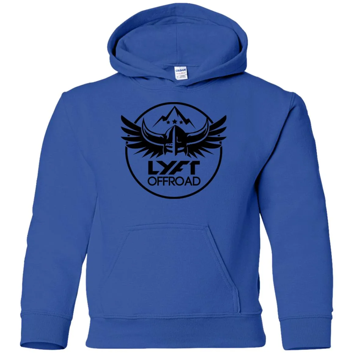 Lyft Off Road G185B Gildan Youth Pullover Hoodie