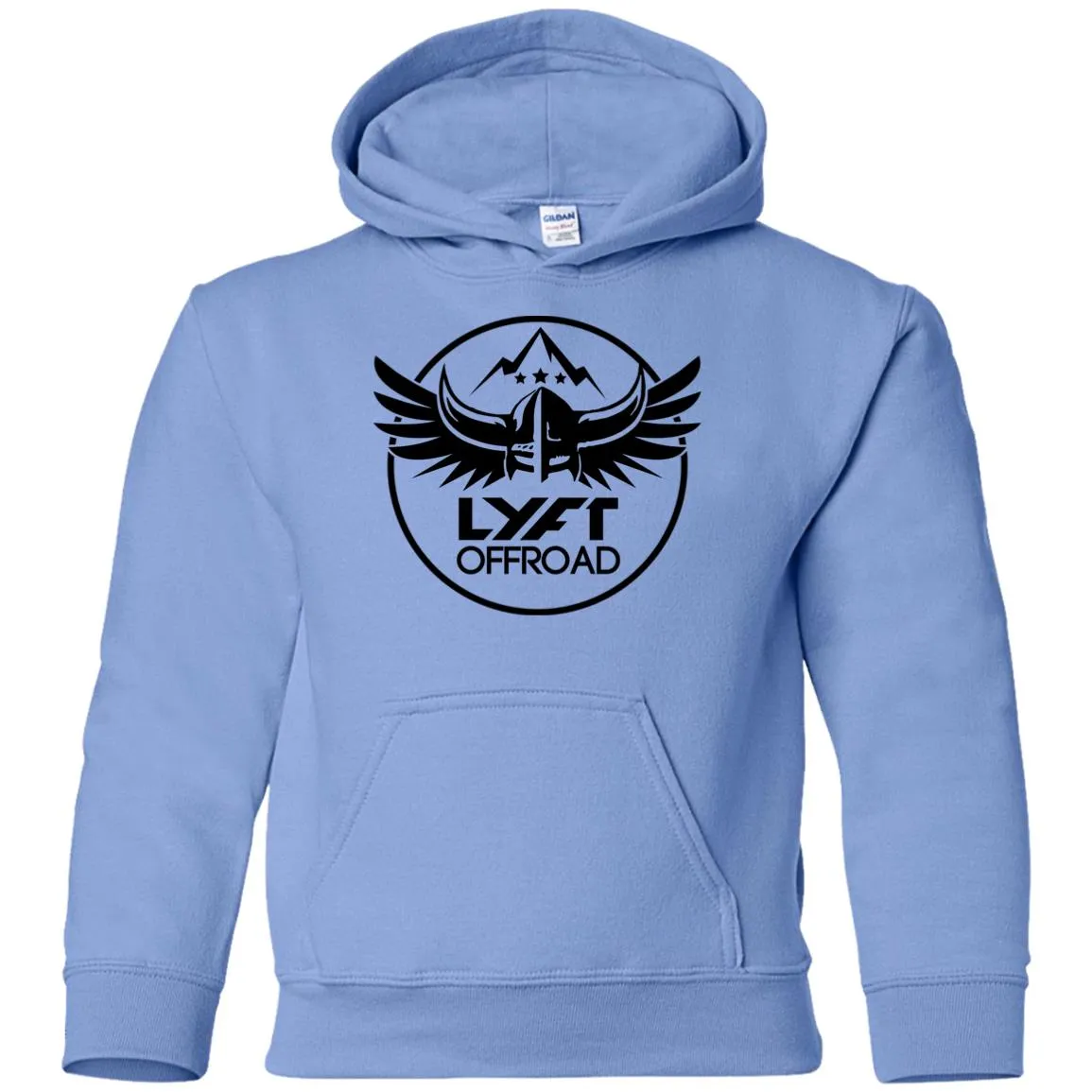 Lyft Off Road G185B Gildan Youth Pullover Hoodie