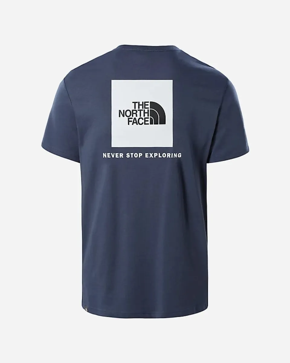 M Red Box Tee - Vintage Indigo