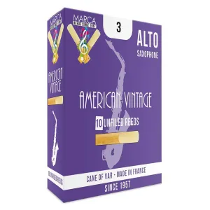 Marca American Vintage Reeds ~ 10 pack ~ Alto Sax ~ 3