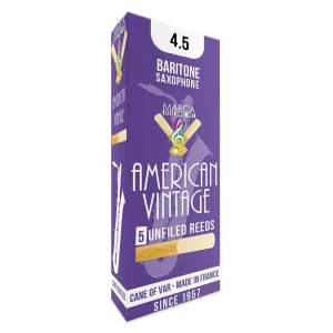 Marca American Vintage Reeds ~ 5 pack ~ Baritone Sax ~ 4.5
