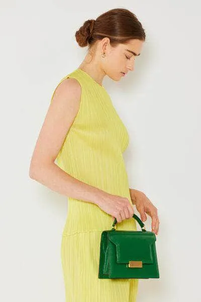 Marina West Swim Pleated Sleeveless Crewneck Tank