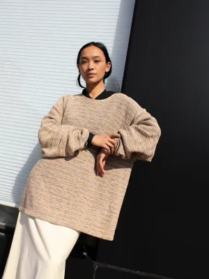 Marled Stripe Cotton Knit