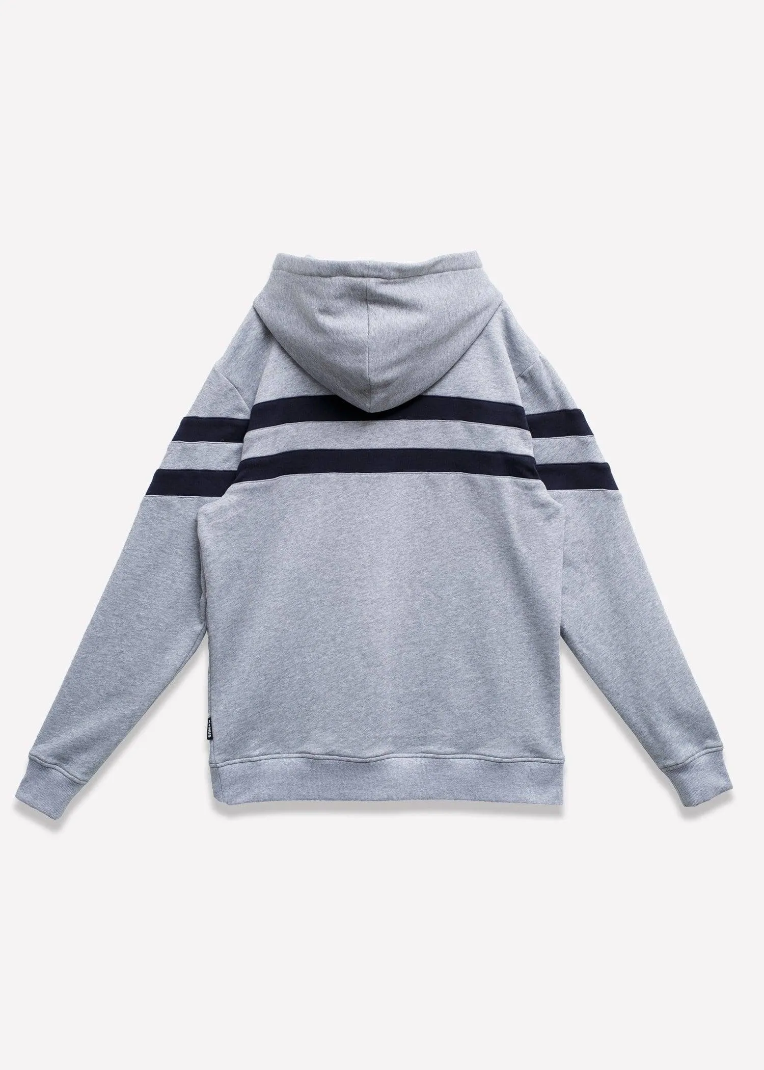 Men's Half Zip Pullover Hoodie In Heather Grey