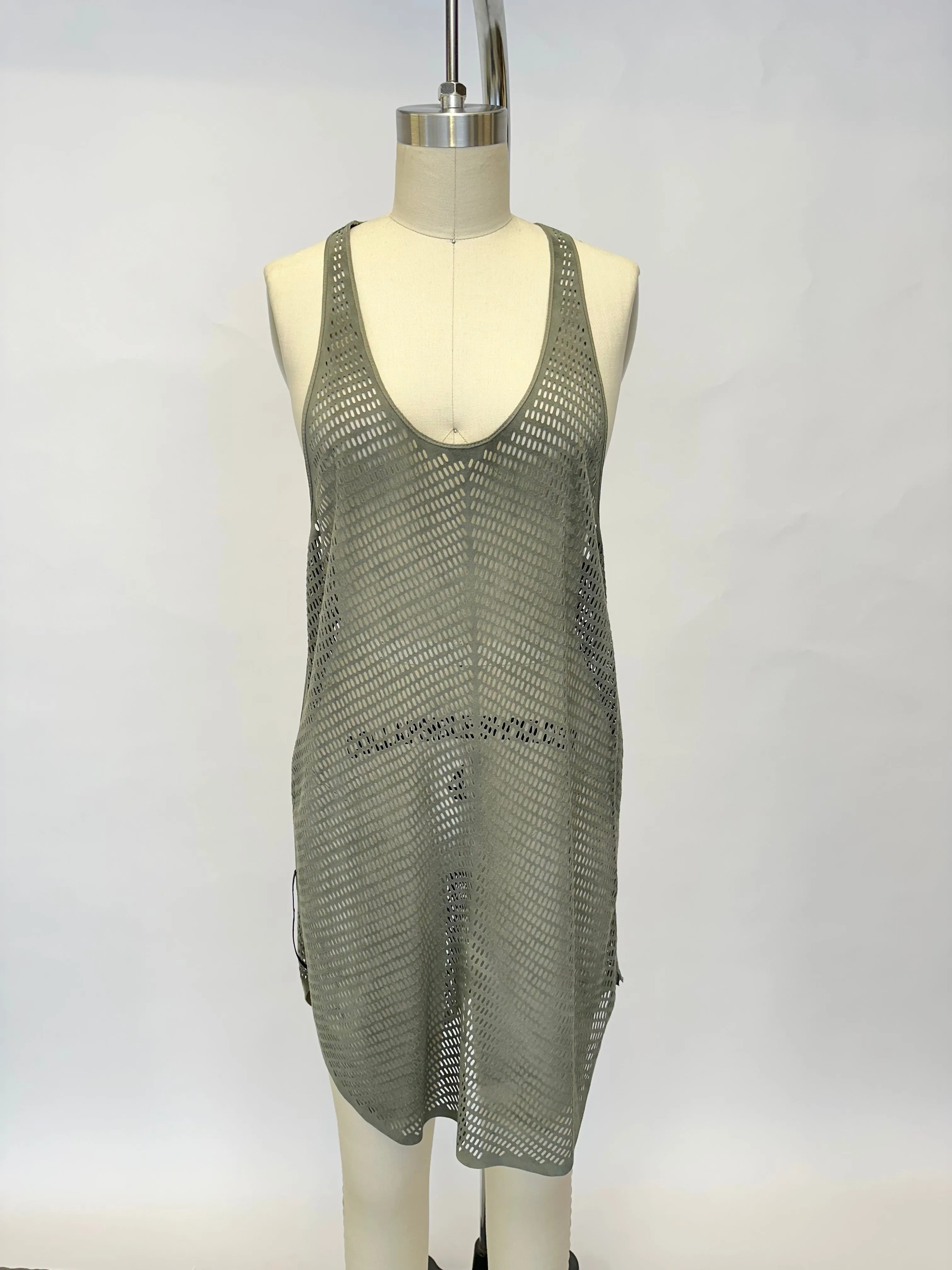 Monarc 1 Lamb Leather Slit Top