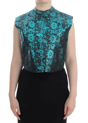 Multicolor Floral Crop Top Blouse