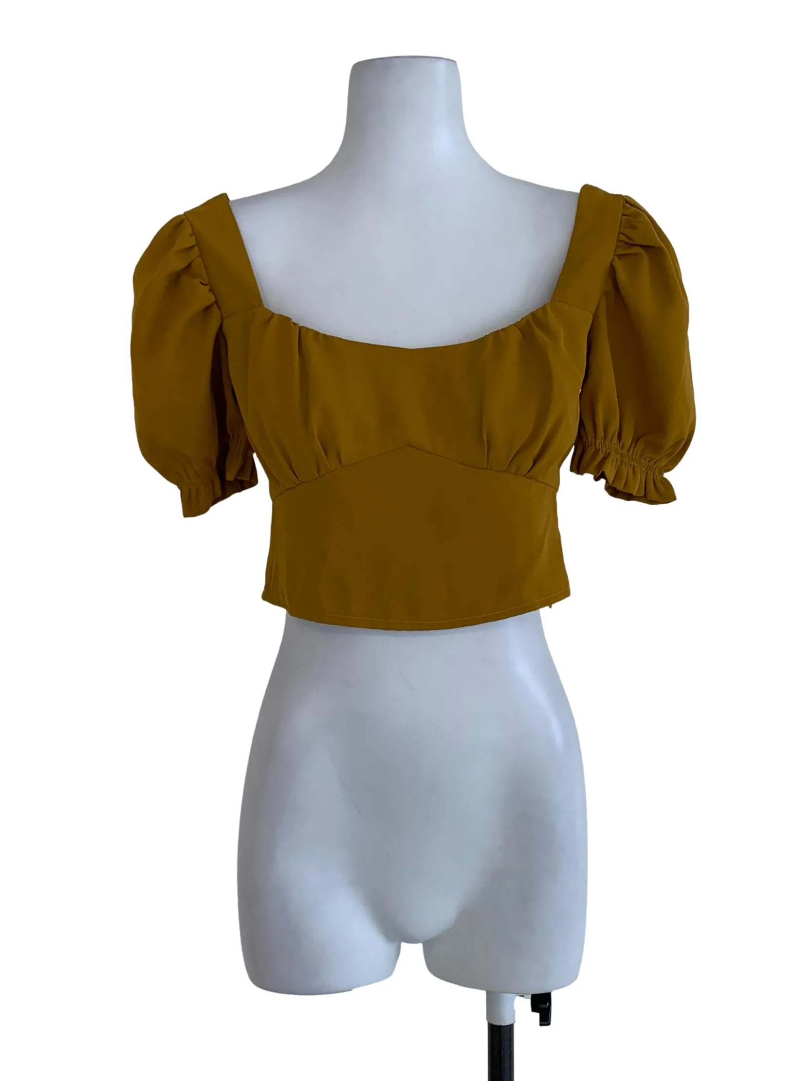 Mustard Plain Blouse