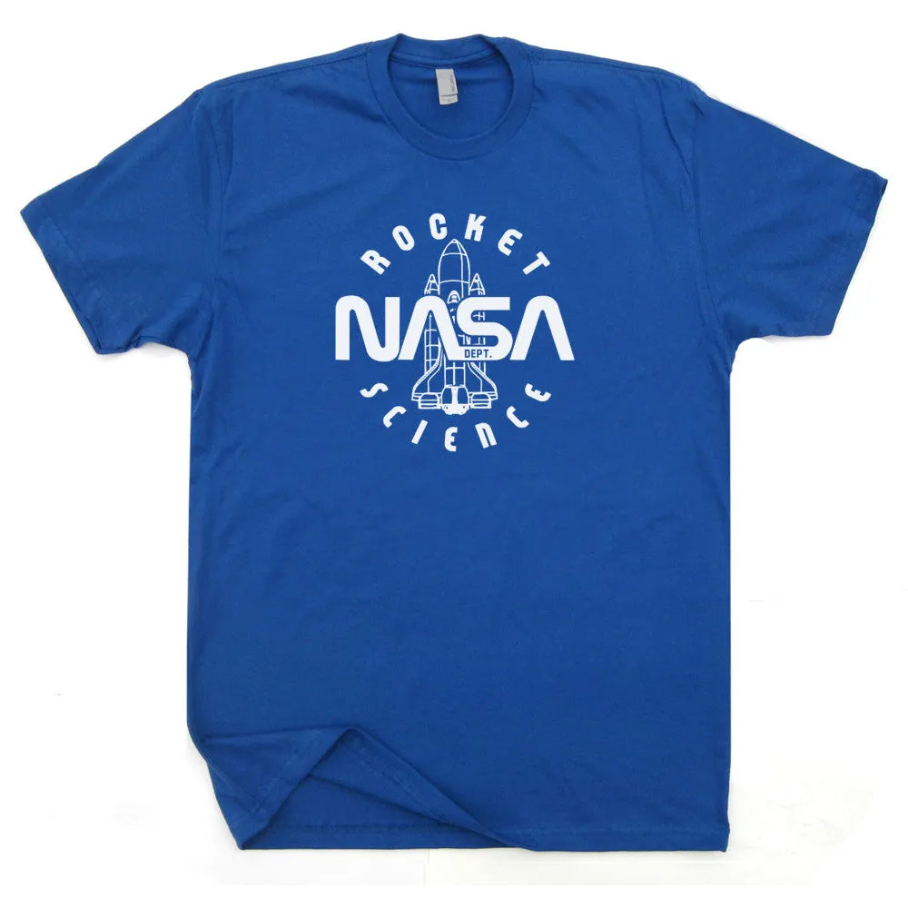 Nasa Vintage T Shirt Rocket Science Tee Shirt Cool Geek T Shirts Nasa Logo Shirt