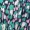 Navy Green And Pink Printed Balloon Sleeve Top