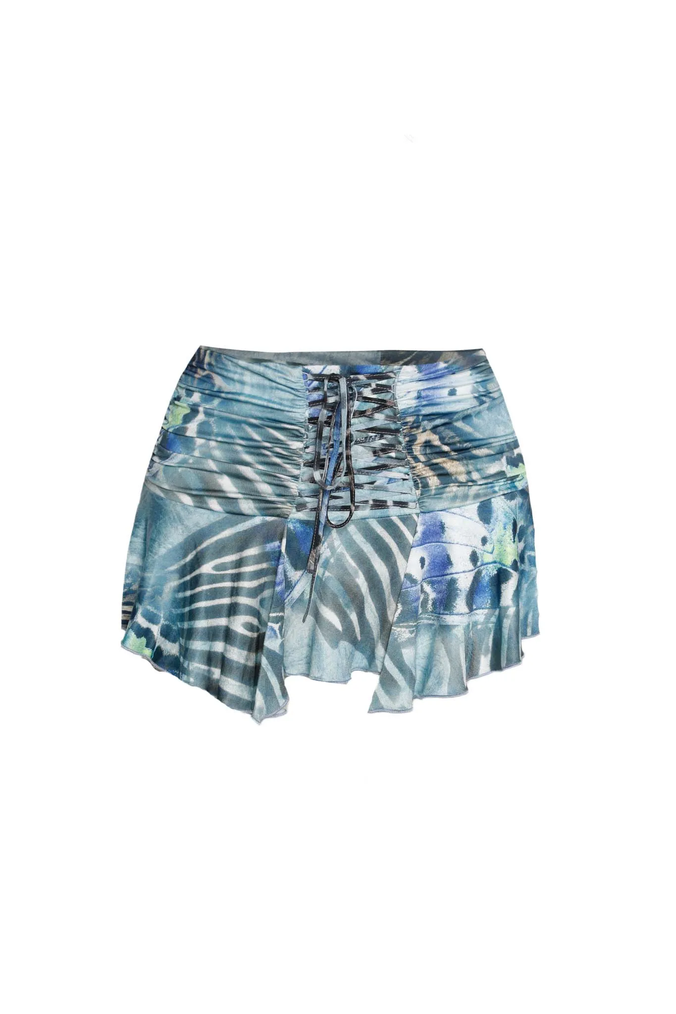 NAYDIA SKIRT - BLUE BUTTERFLY