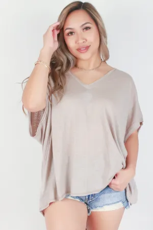 OVERSIZED SHORT SLEEVE TOP
