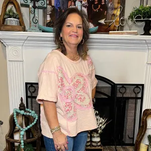 Oversized Spring Blossom Top