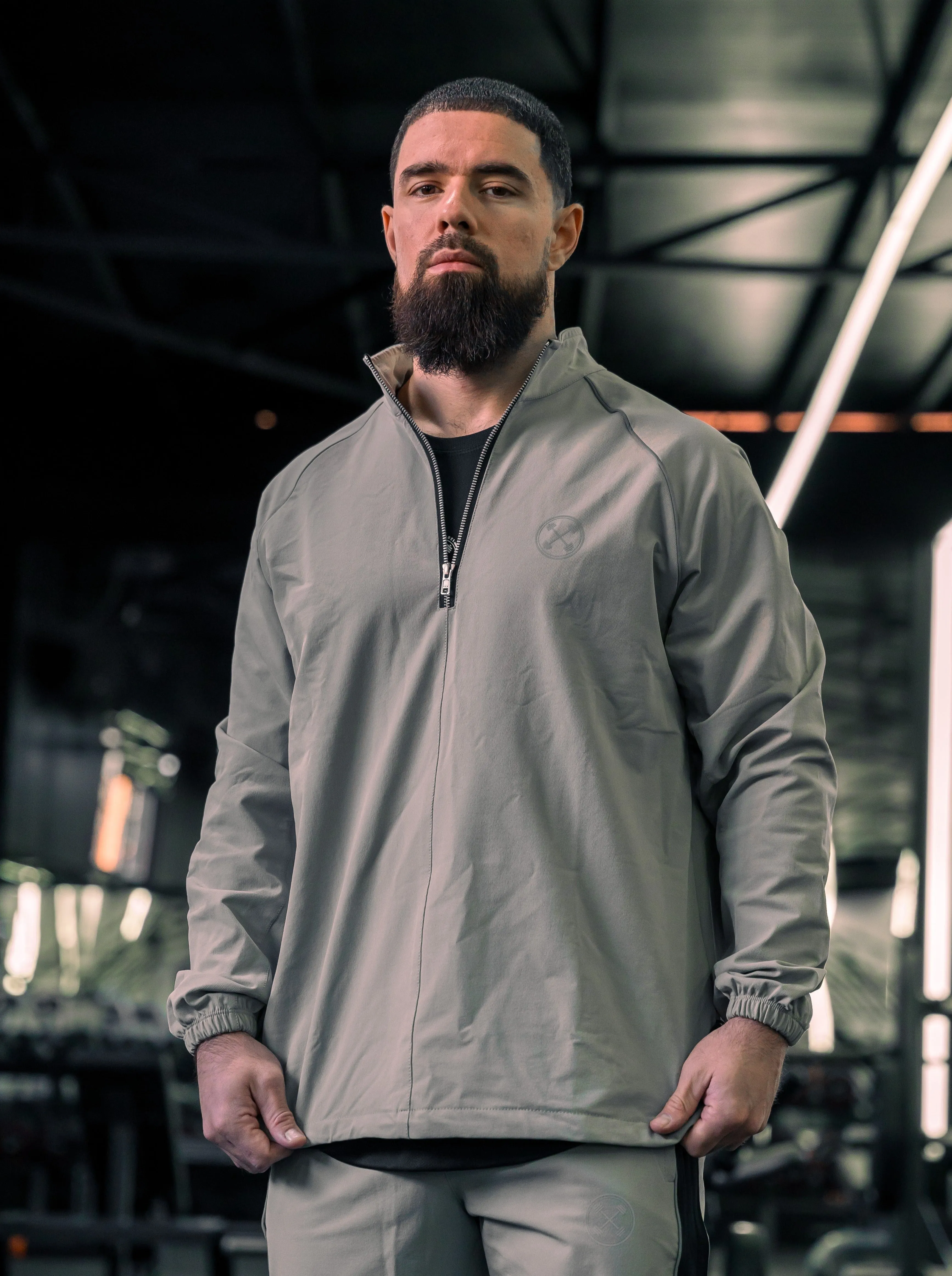 Oversized ULTRA-FLEX Quarter Zip Jacket [Reflective]