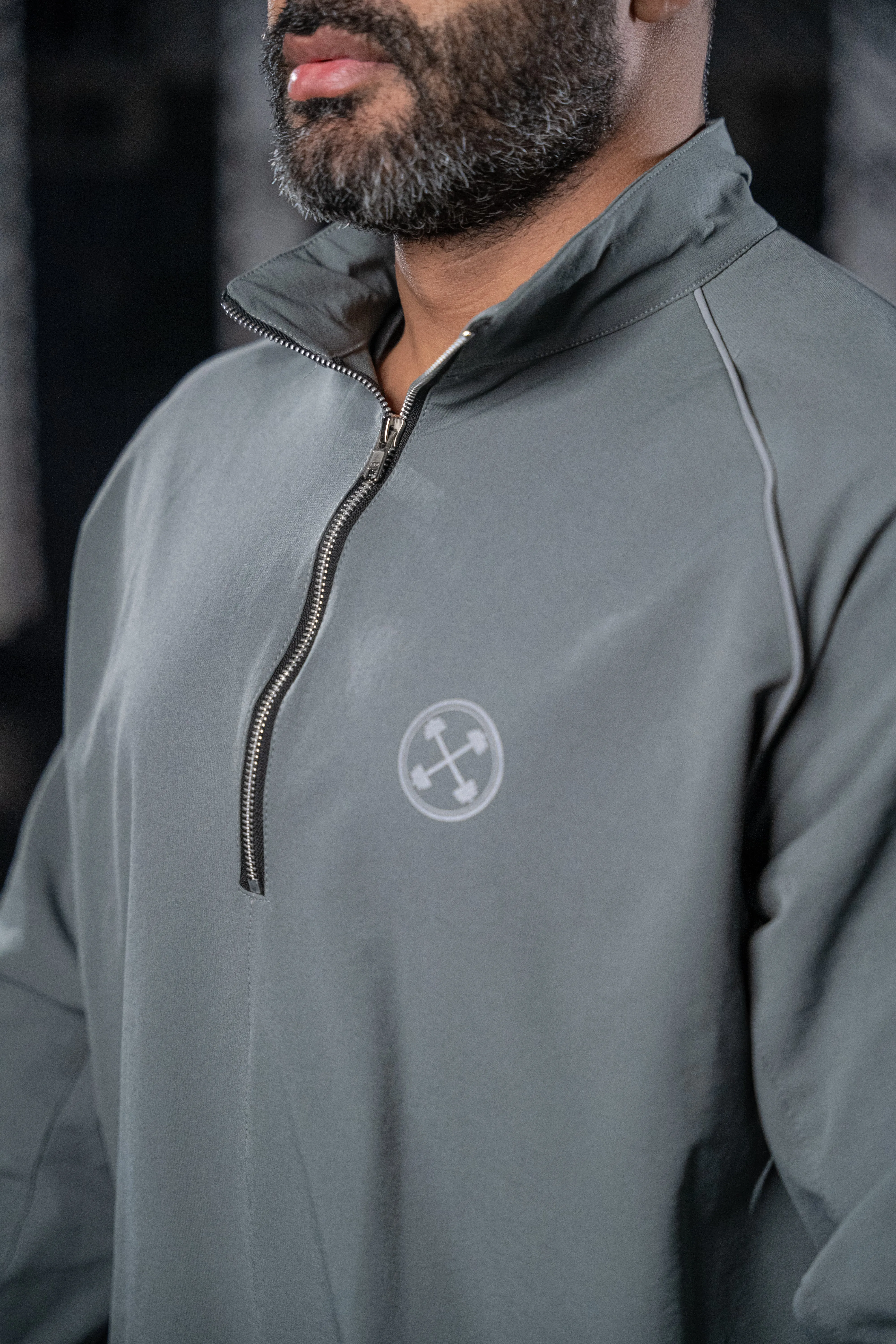 Oversized ULTRA-FLEX Quarter Zip Jacket [Reflective]