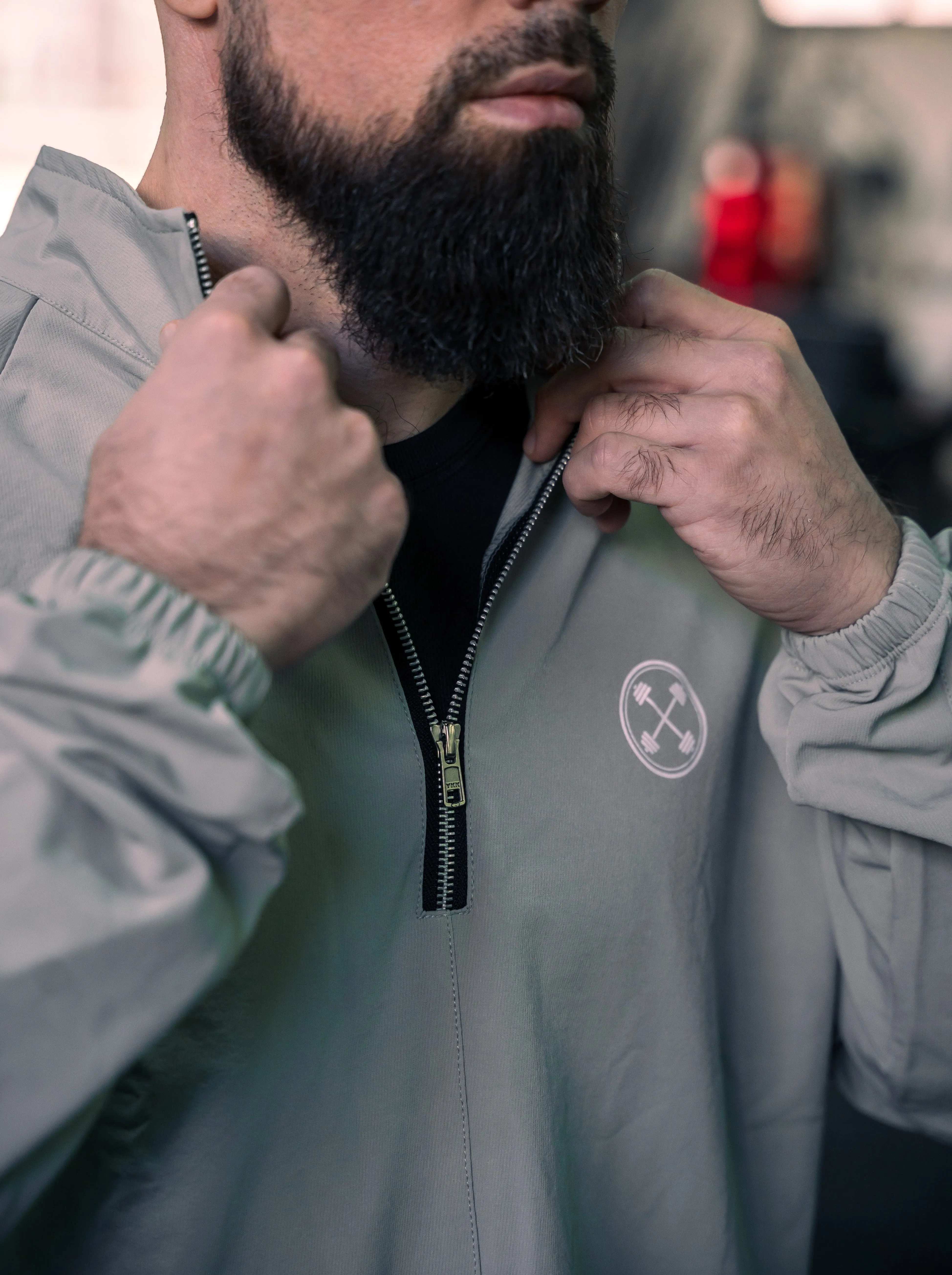Oversized ULTRA-FLEX Quarter Zip Jacket [Reflective]
