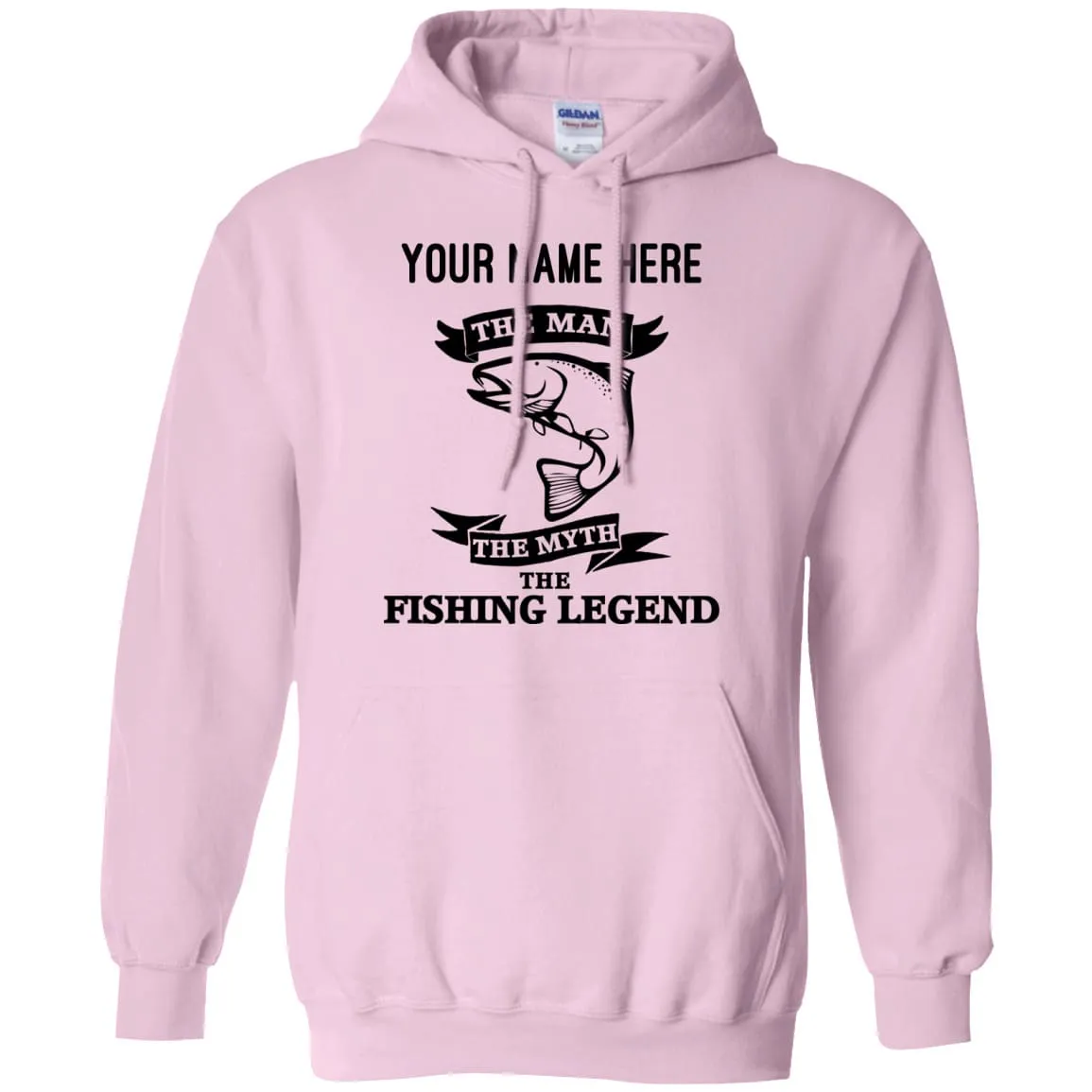 Personalized The Man The Myth The Legend Pullover Hoodie b